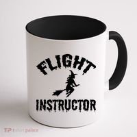 Flight Instructor Witch Coffee Mug thumb 1