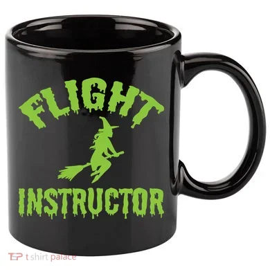 Flight Instructor Witch 11oz C Handle Ceramic Mug