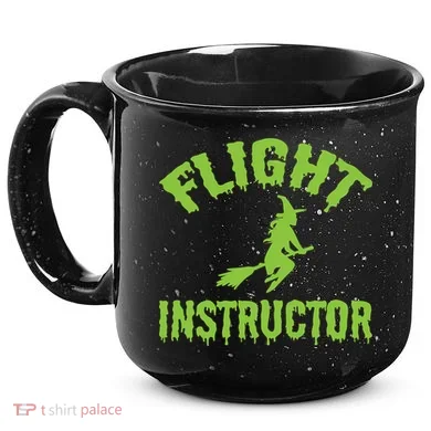 Flight Instructor Witch 15oz Campfire Ceramic Mug