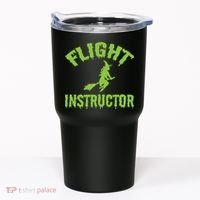 Flight Instructor Witch Tumbler thumb 0