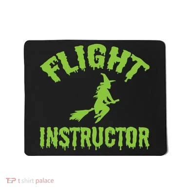 Flight Instructor Witch Mousepad