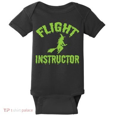 Flight Instructor Witch Baby Bodysuit