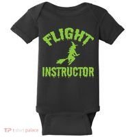 Flight Instructor Witch Baby Bodysuit thumb 0