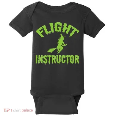 Flight Instructor Witch Baby Bodysuit