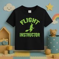 Flight Instructor Witch Toddler T-Shirt thumb 3