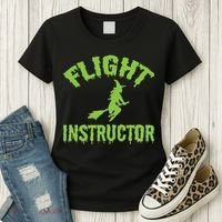 Flight Instructor Witch Women's T-Shirt thumb 3