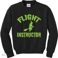 Flight Instructor Witch Kids Sweatshirt thumb 0