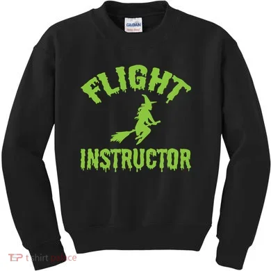 Flight Instructor Witch Kids Sweatshirt