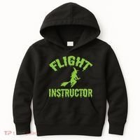 Flight Instructor Witch Kids Hoodie thumb 0