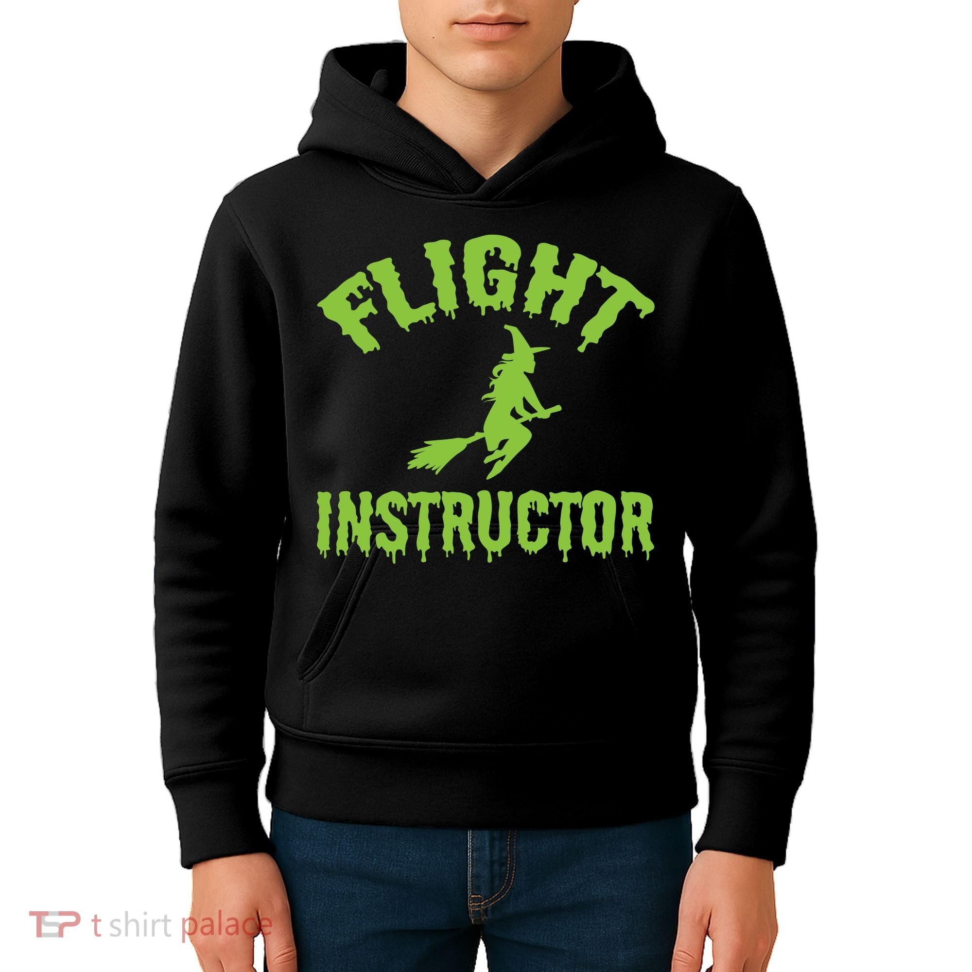 Flight Instructor Witch Kids Hoodie