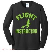 Flight Instructor Witch Kids Long Sleeve Shirt thumb 0