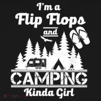 Flip Flops and Camping Kinda Girl Backpack thumb 2