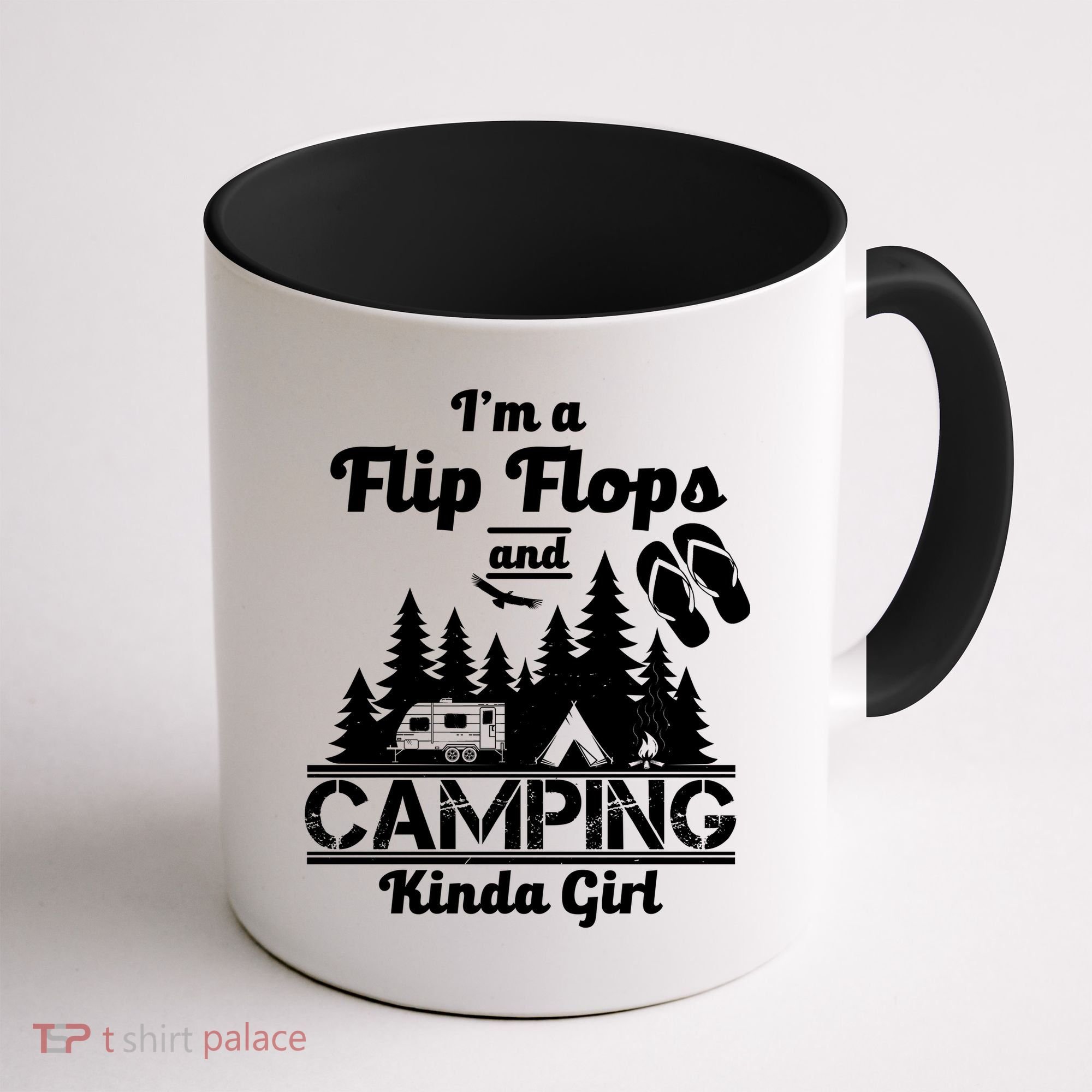 Flip Flops and Camping Kinda Girl Coffee Mug