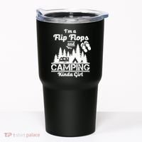 Flip Flops and Camping Kinda Girl Tumbler thumb 0