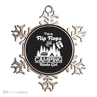 Flip Flops and Camping Kinda Girl Ornament