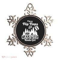 Flip Flops and Camping Kinda Girl Ornament thumb 0