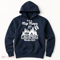 Flip Flops and Camping Kinda Girl Hoodie thumb 0