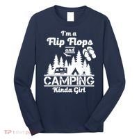 Flip Flops and Camping Kinda Girl Long Sleeve Shirt thumb 0