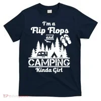 Flip Flops and Camping Kinda Girl T-Shirt thumb 0