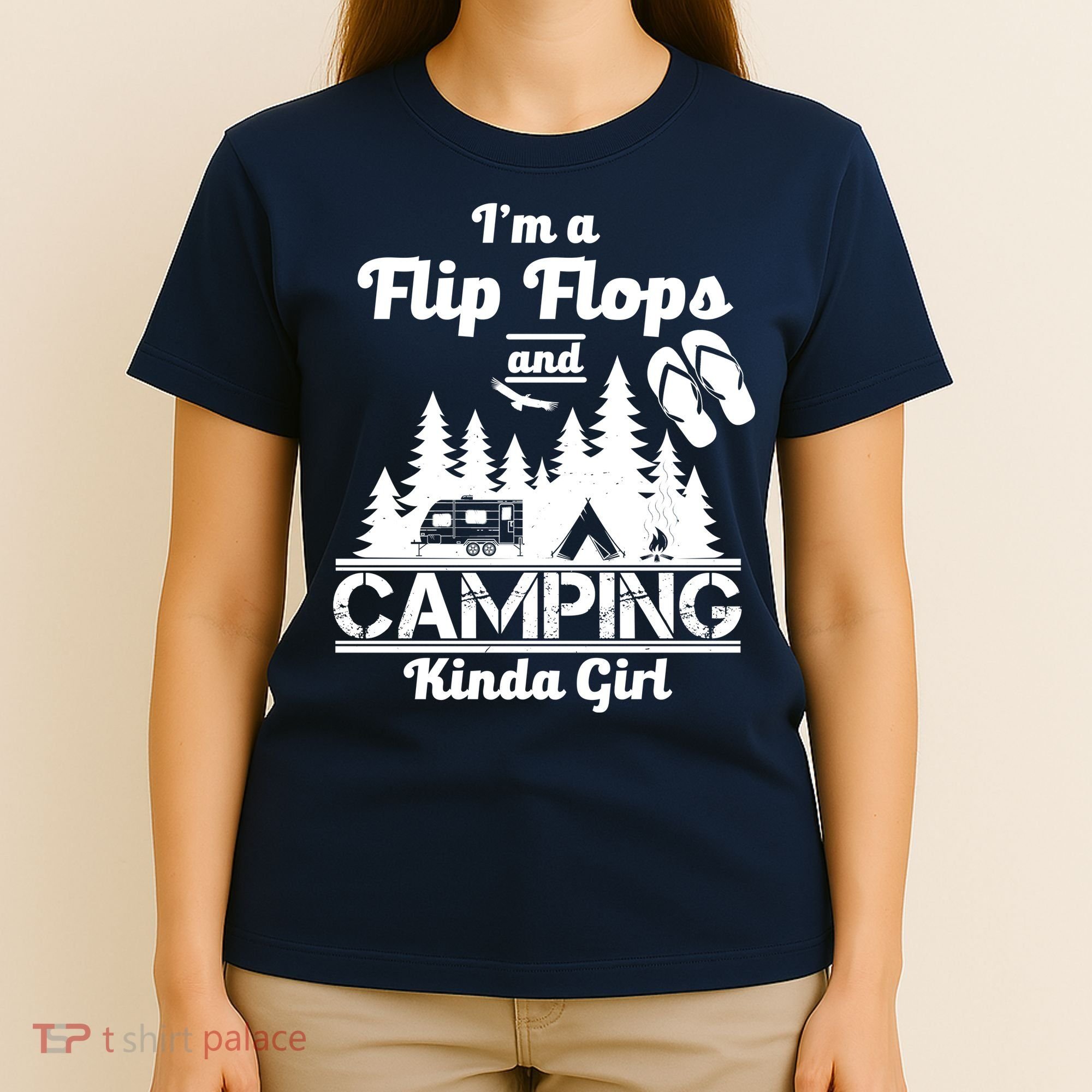 Flip Flops and Camping Kinda Girl T-Shirt