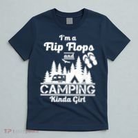 Flip Flops and Camping Kinda Girl T-Shirt thumb 5