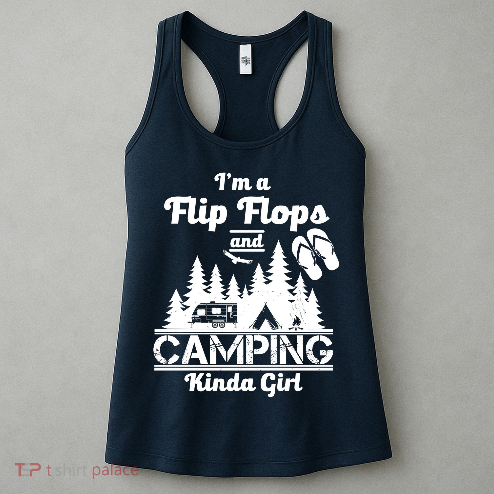 Flip Flops and Camping Kinda Girl Women's Tank Top