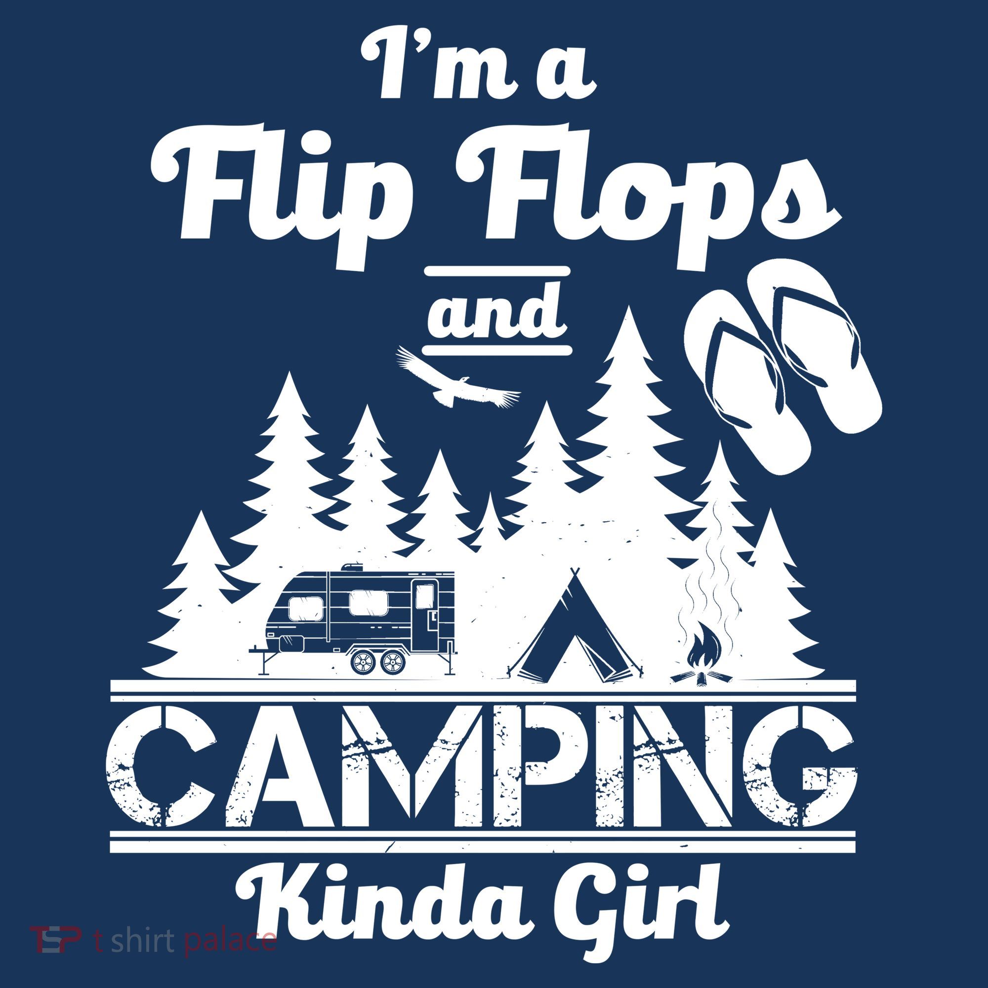 Flip Flops and Camping Kinda Girl Hat