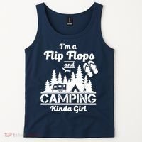Flip Flops and Camping Kinda Girl Tank Top thumb 2