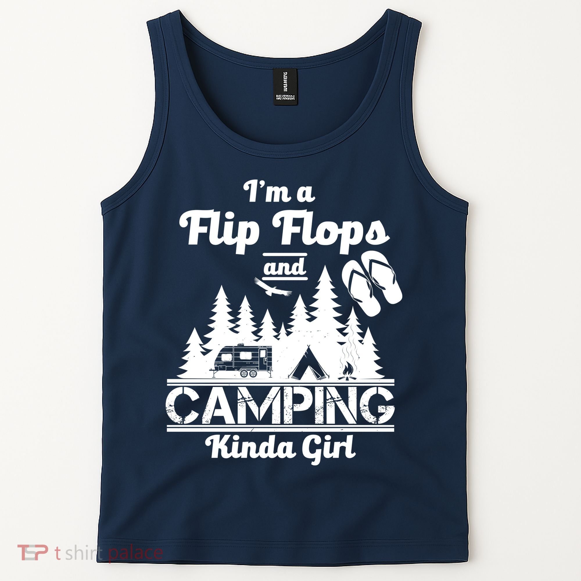 Flip Flops and Camping Kinda Girl Tank Top