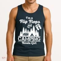 Flip Flops and Camping Kinda Girl Tank Top thumb 3