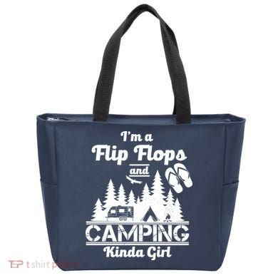 Flip Flops and Camping Kinda Girl Tote Bag