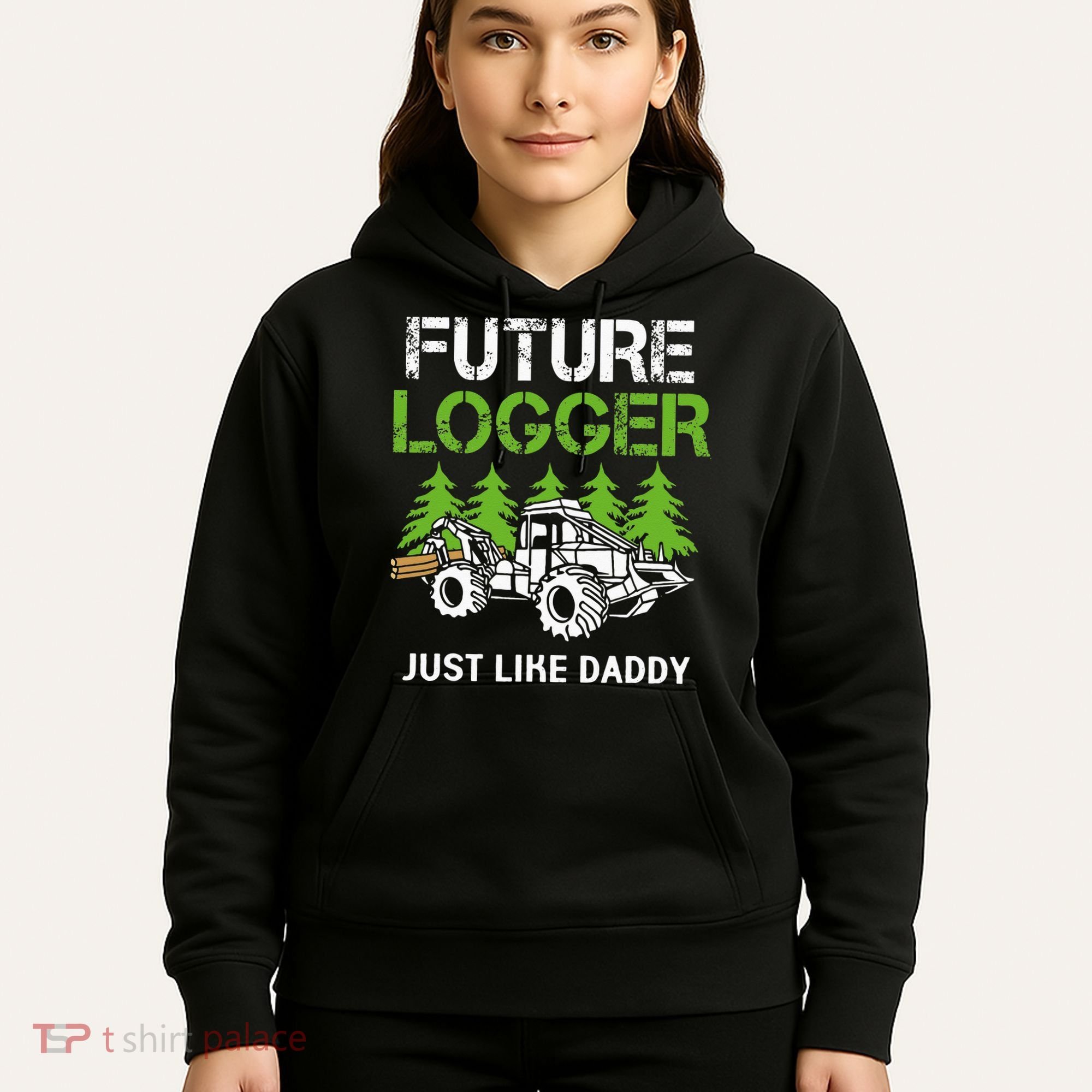 Future Logger Just Like Daddy Logger Hoodie