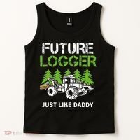 Future Logger Just Like Daddy Logger Tank Top thumb 2