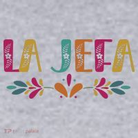 Floral La Jefa Mexican Mom Women's Sweatshirt thumb 2