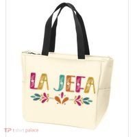 Floral La Jefa Mexican Mom Tote Bag thumb 3