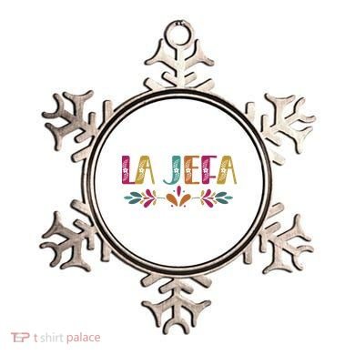 Floral La Jefa Mexican Mom Ornament