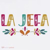 Floral La Jefa Mexican Mom Baby Bodysuit thumb 2