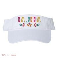 Floral La Jefa Mexican Mom Visor thumb 0