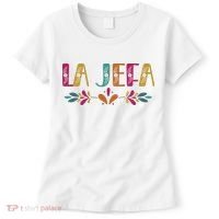 Floral La Jefa Mexican Mom Women's T-Shirt thumb 0