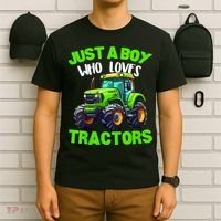 Farm Lifestyle Kids Tractor Lover Cute | & Girls T-Shirt thumb 6