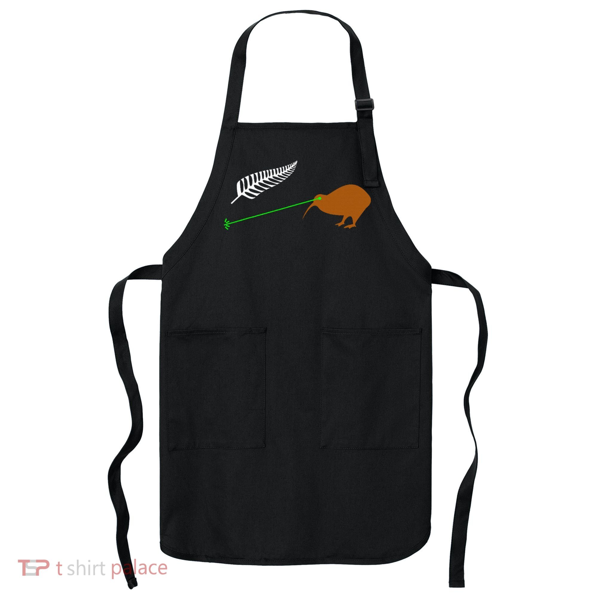 Funny Laser Kiwi Flag New Zealand Popular Choice Apron