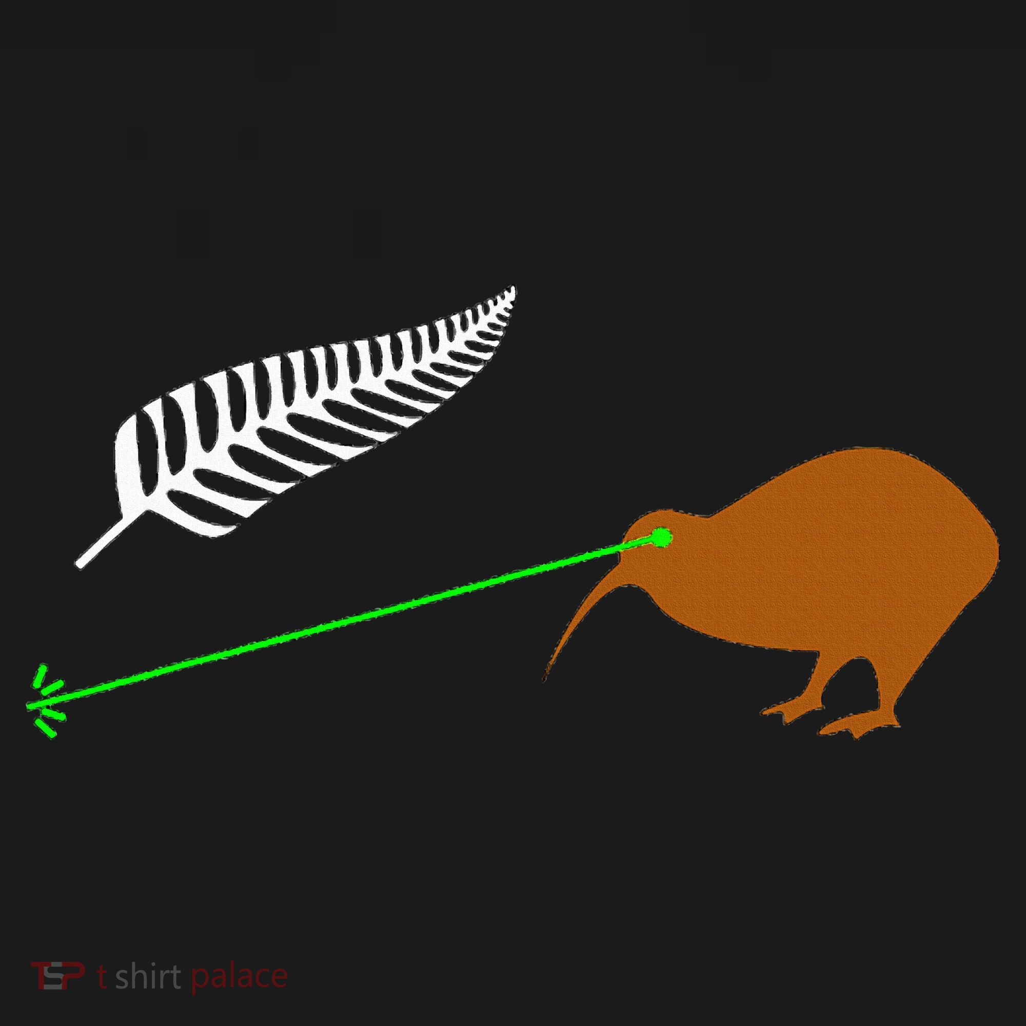 Funny Laser Kiwi Flag New Zealand Popular Choice Polo