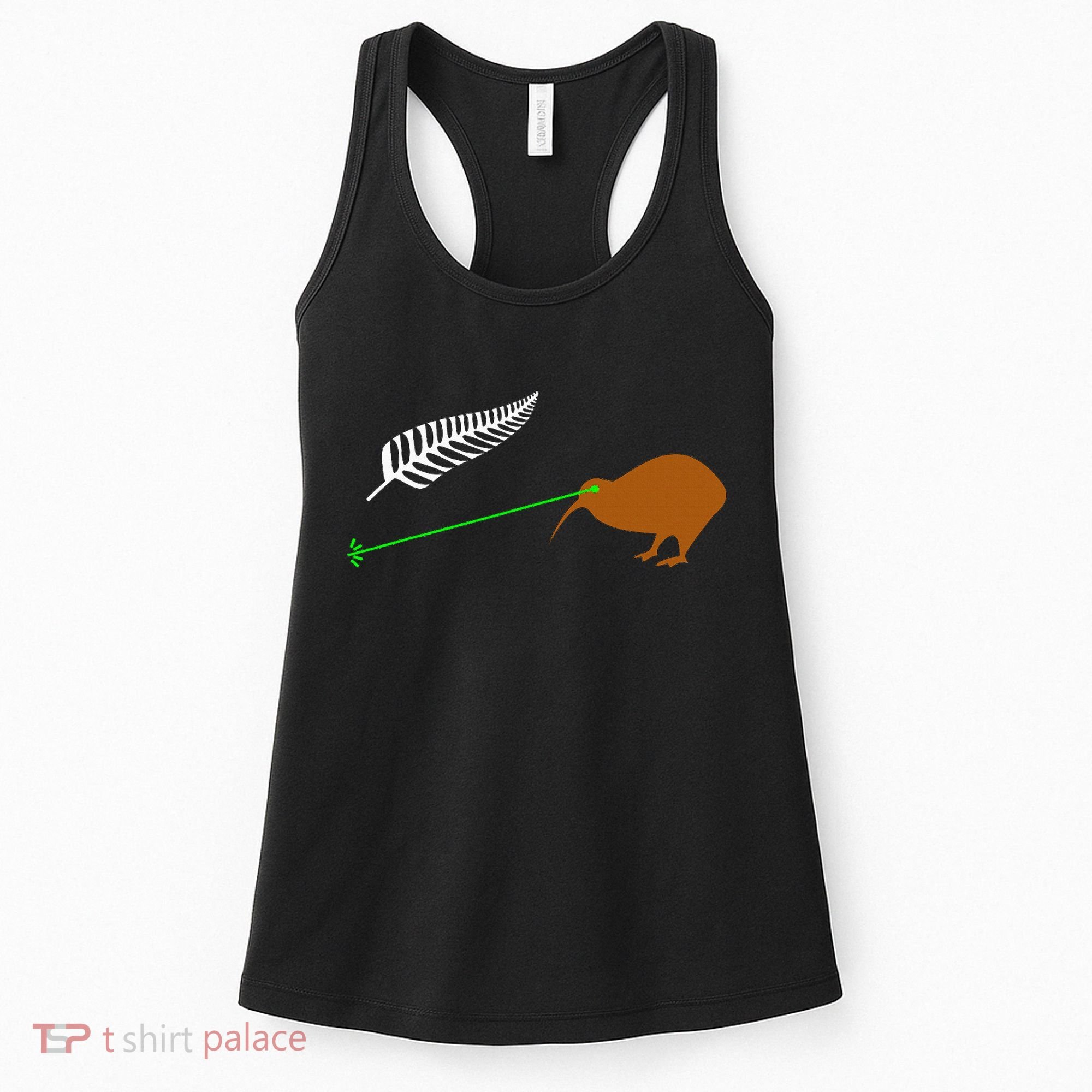 Funny Laser Kiwi Flag New Zealand Popular Choice Women's Tank Top