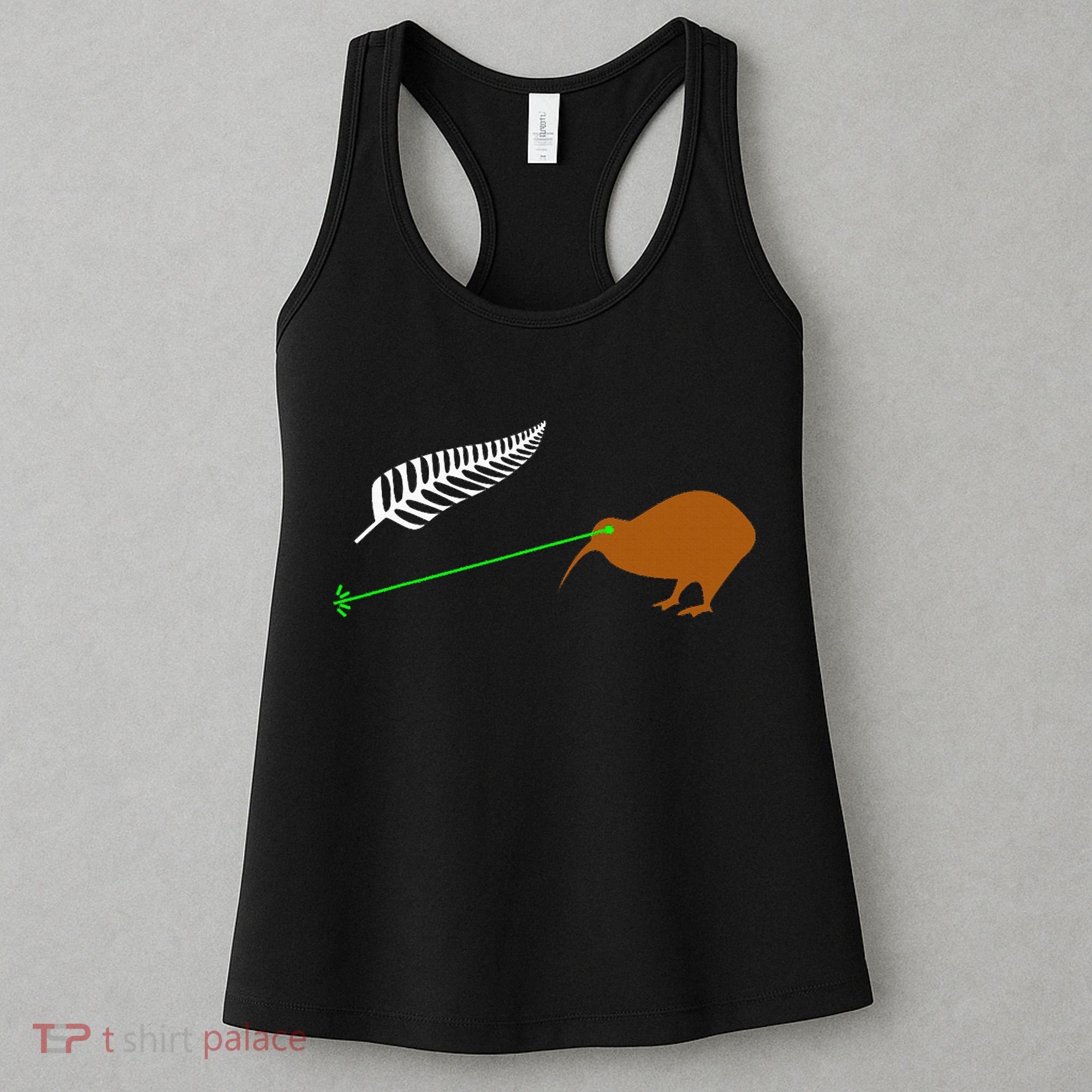 Funny Laser Kiwi Flag New Zealand Popular Choice Women's Tank Top