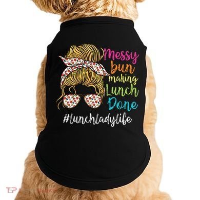 Funny Lunch Lady School Cafeteria Worker Doggie Tank