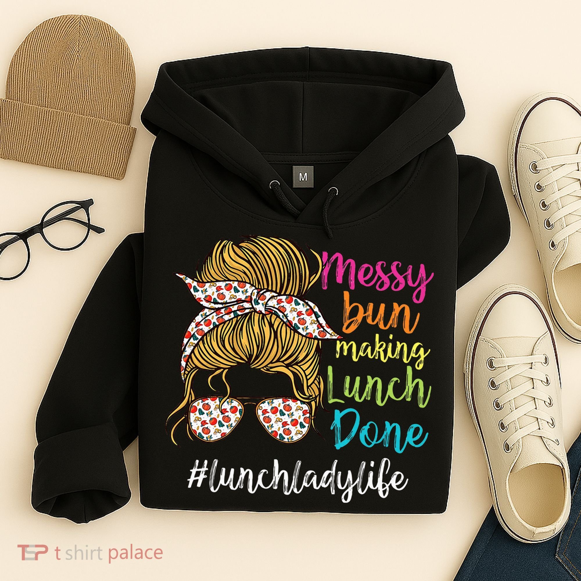 Funny Lunch Lady School Cafeteria Worker Hoodie