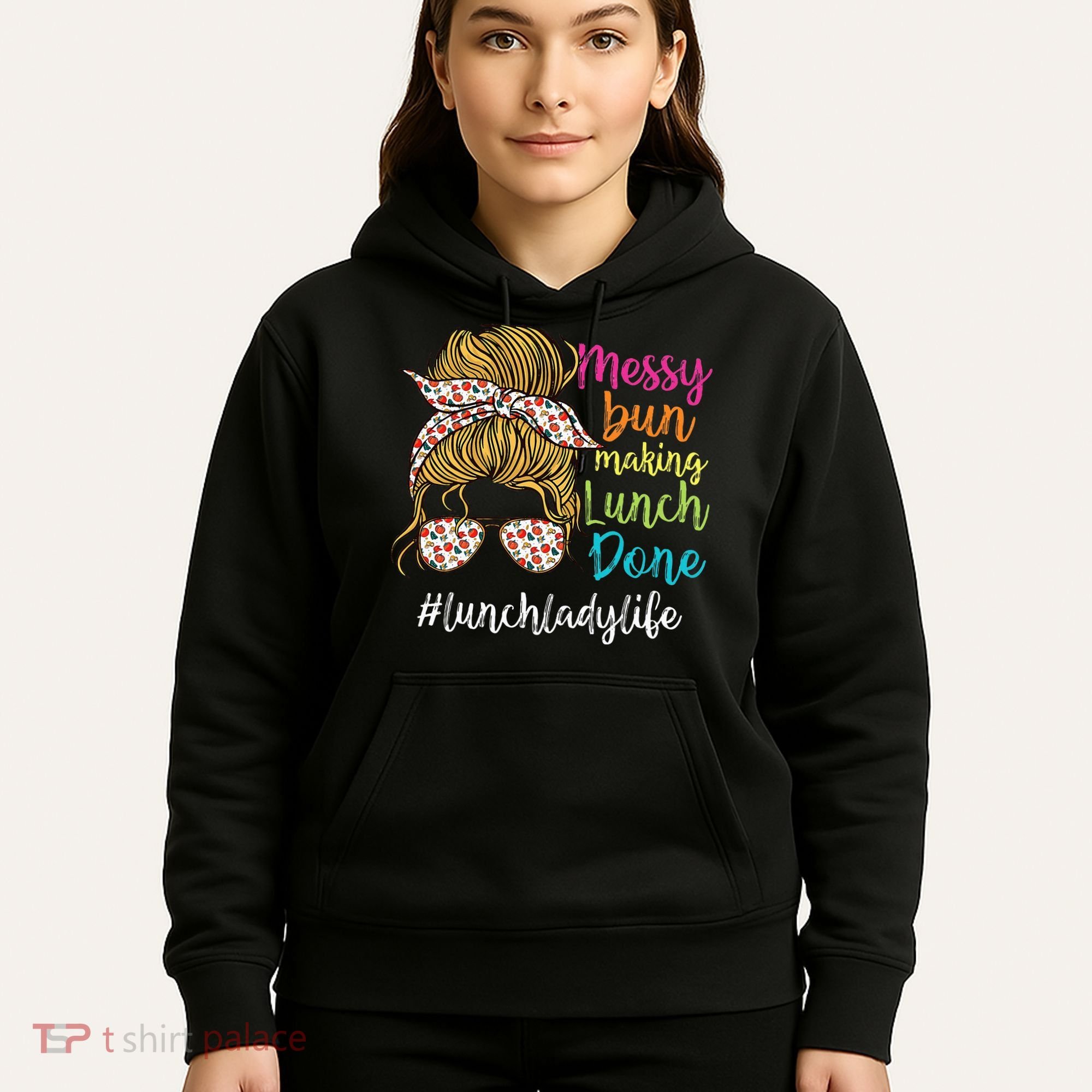 Funny Lunch Lady School Cafeteria Worker Hoodie
