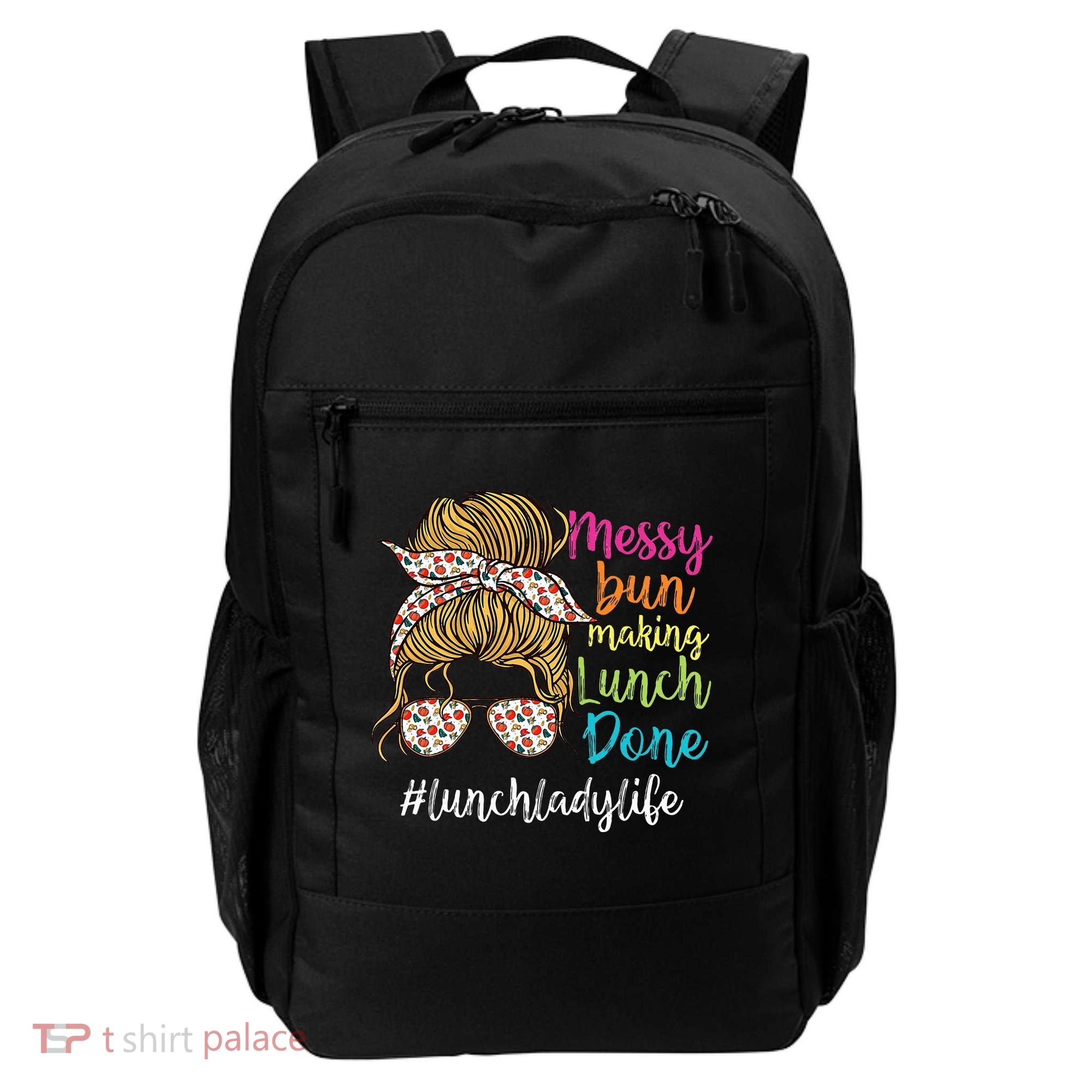 Funny Lunch Lady School Cafeteria Worker Backpack