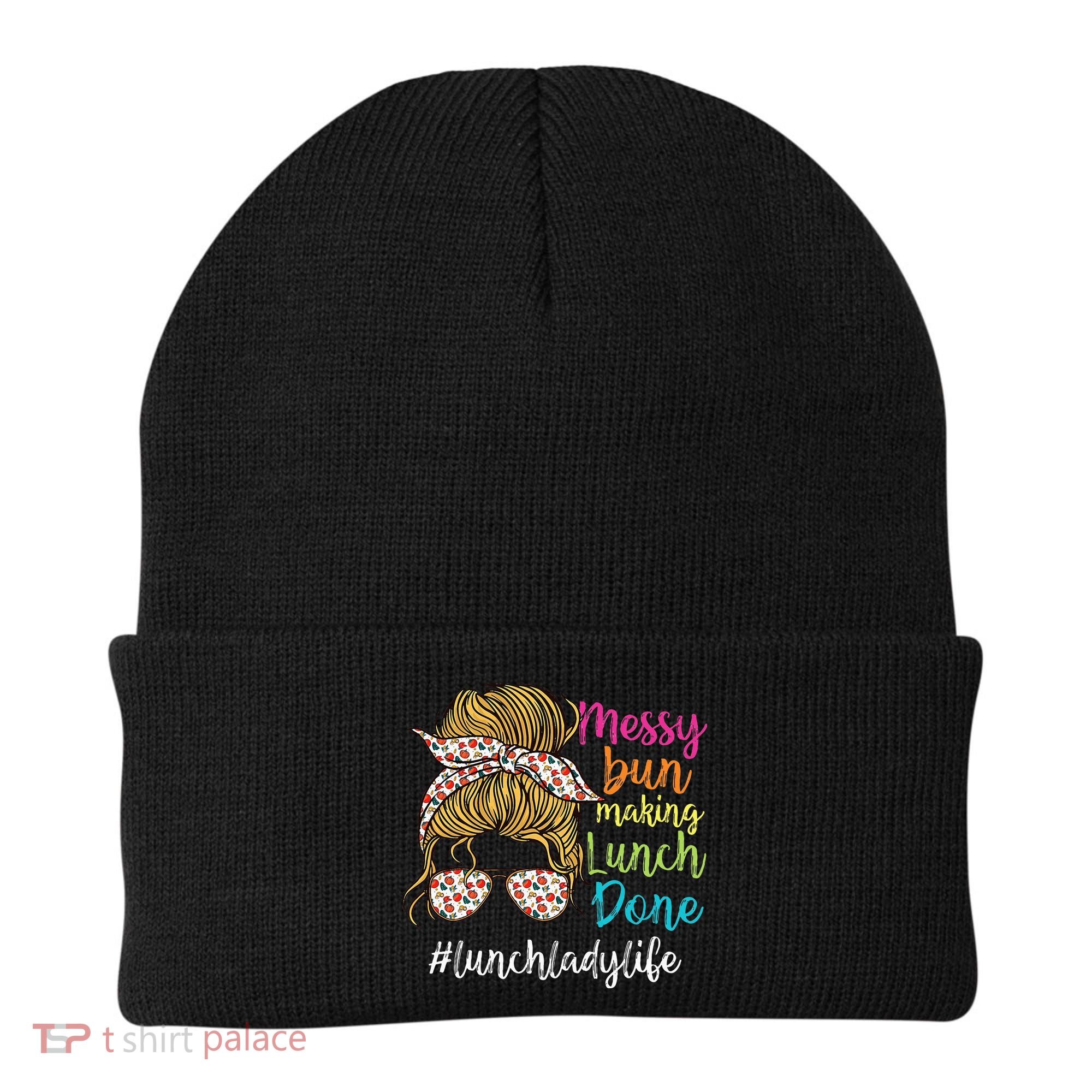 Funny Lunch Lady School Cafeteria Worker Beanie