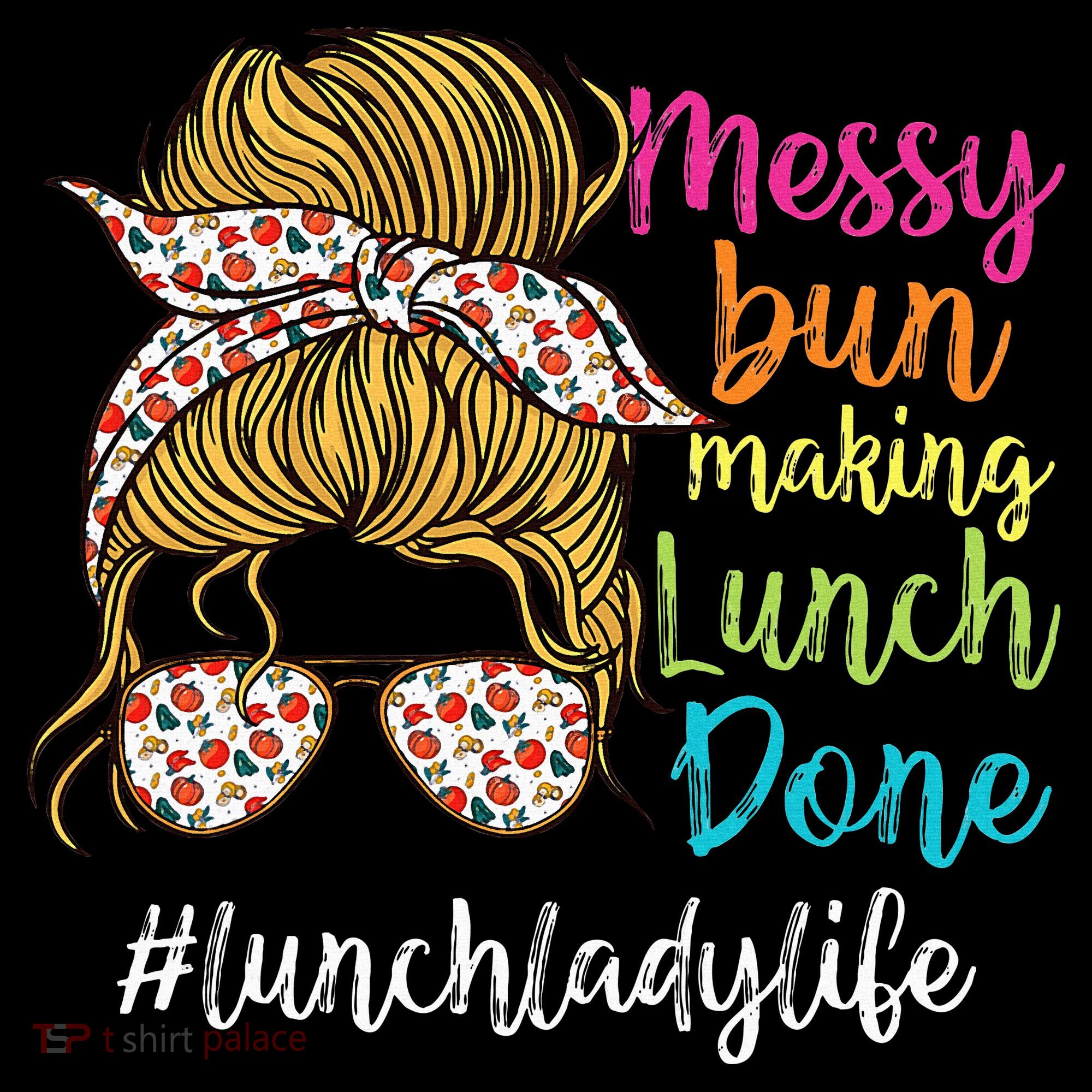 Funny Lunch Lady School Cafeteria Worker Polo